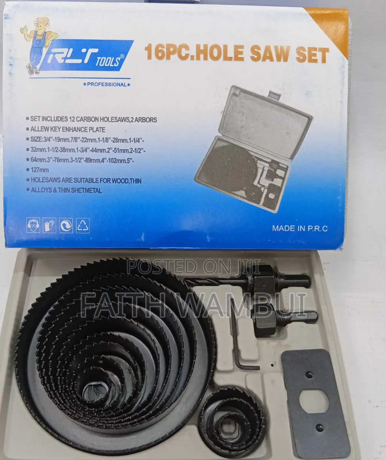New Arrival 16 Pieces Hole Saw Set/Hole Saw Set