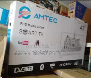 *Amtec 43" Smart Android Frameless Bluetooth