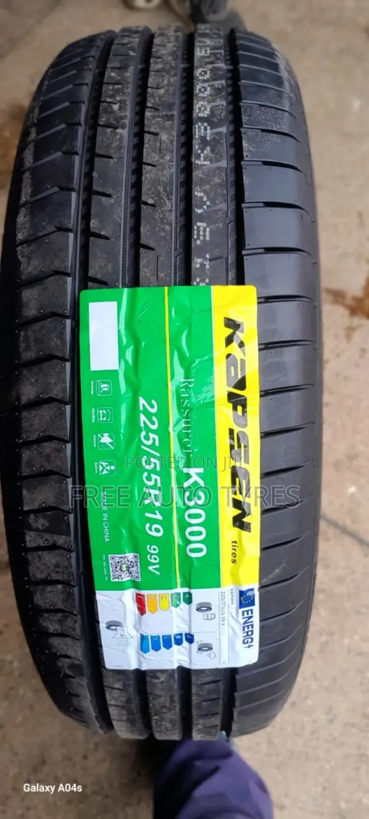 225/55r19 Kapsen