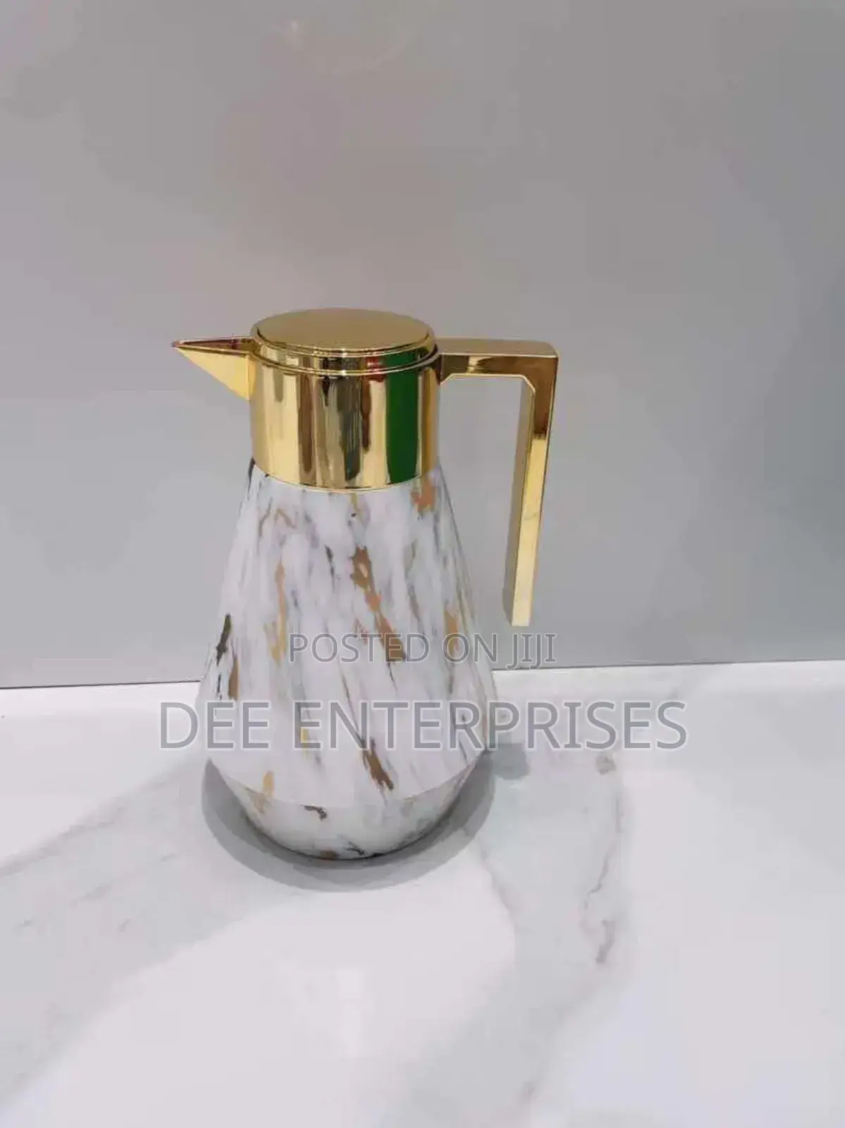 Marble and Gold Unbreakable Flask