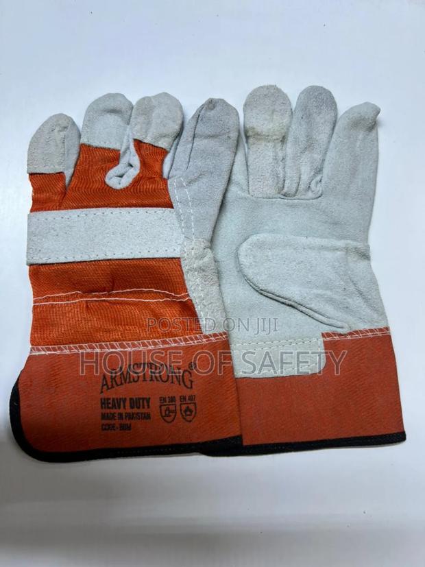 Arm Wrong Leather Gloves - main view