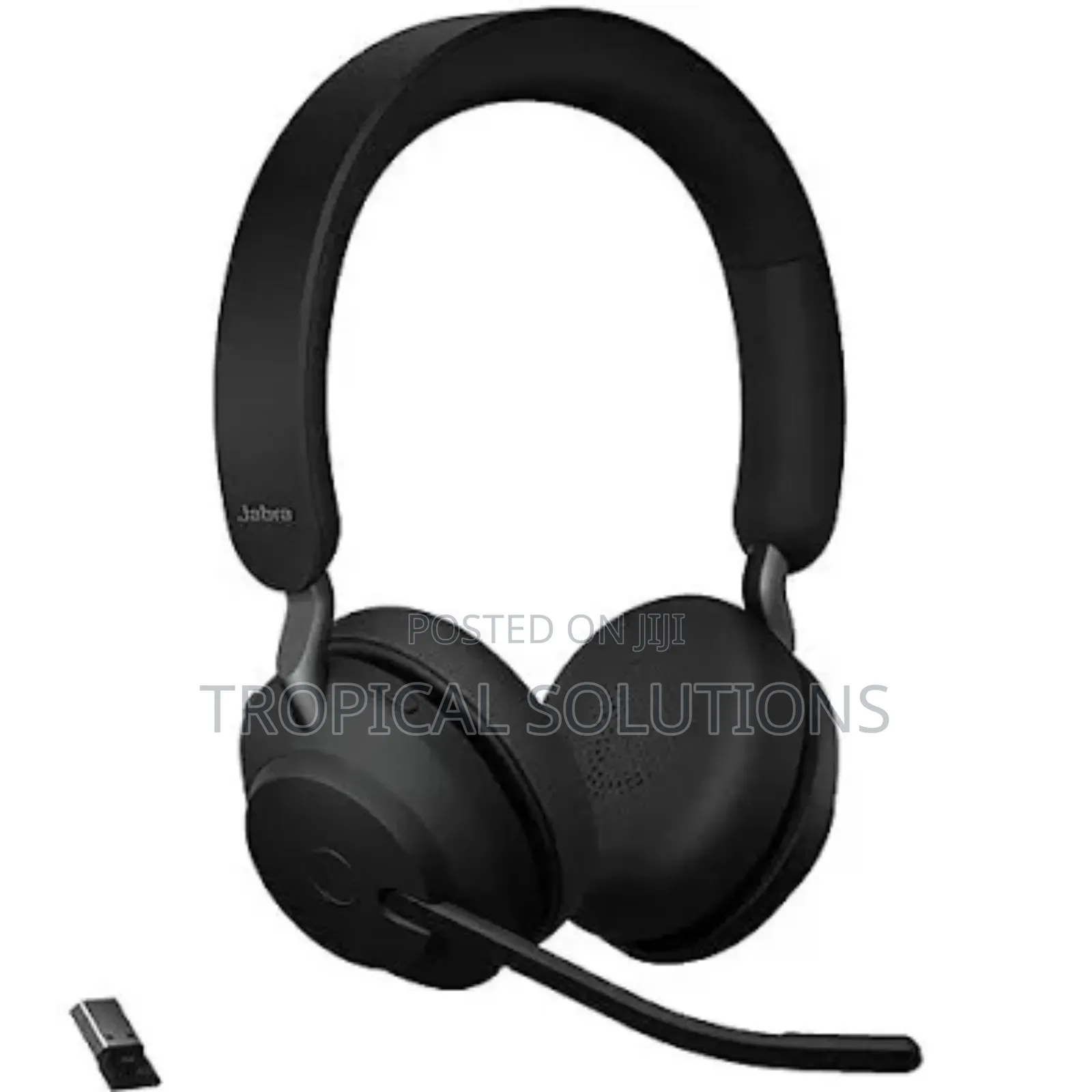 Jabra Evolve2 65 Stereo Headset With Link380a