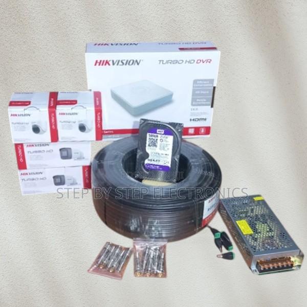 High-Definition Clarity 2mp 1080p Hikvision 4 Cameras Security System