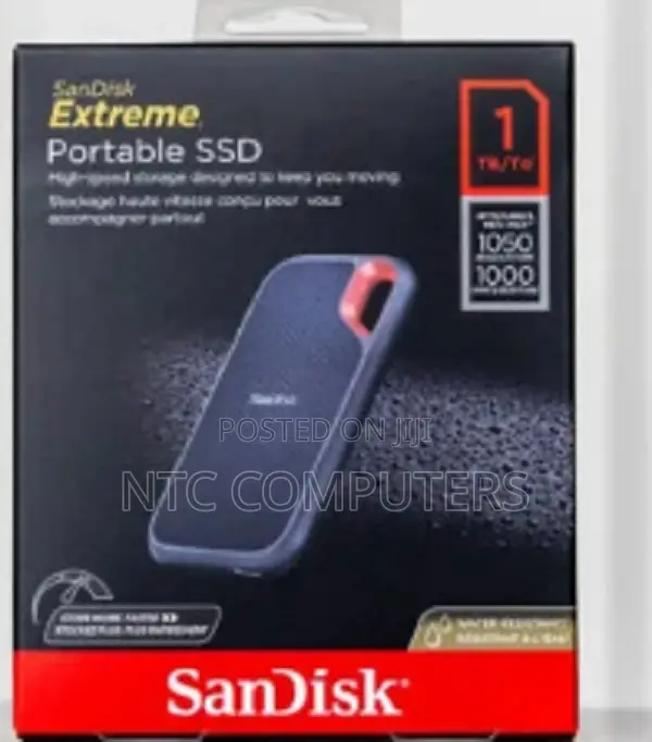 Sandisk 1tb Extreme Portable V2 External SSD – E61 Usb-C – To 550mb