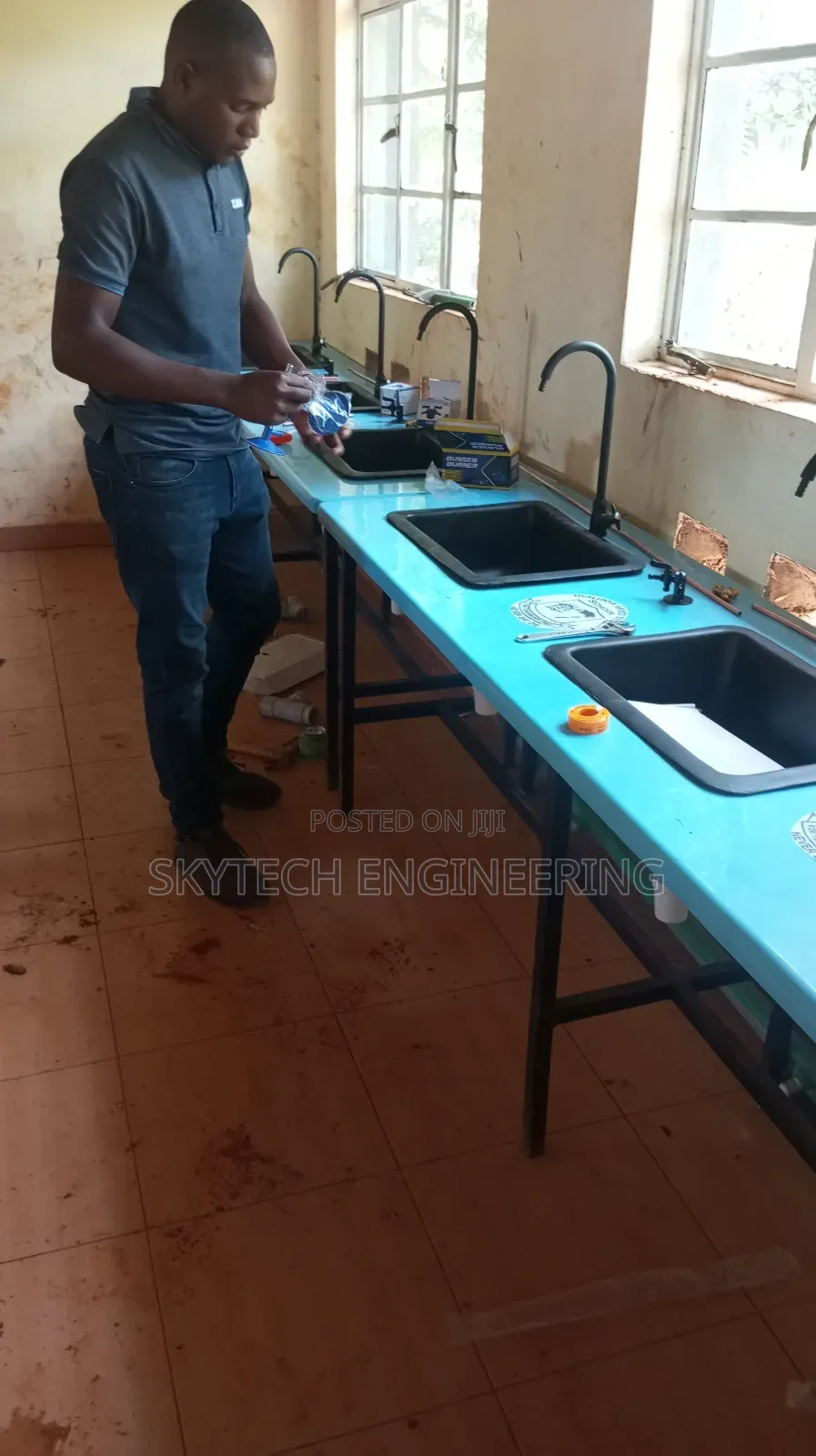 School and Hospital Lab Installation Gas