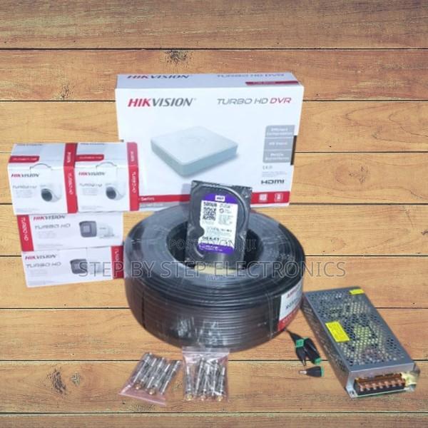 4 1080p Full Hd CCTV Cameras Kit With 50m Rg59 Cable 500gb Hard Disk