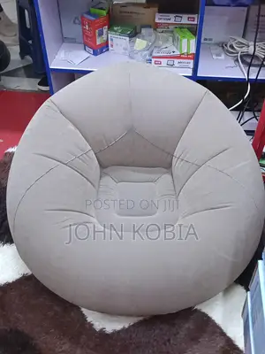 Round Inflatable Sofa Chair – Soft Lounge Seating for Home or Outdoors