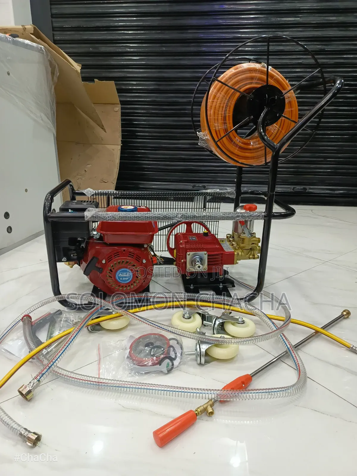 Best 8hp Aico Trolley Sprayer Powered By Gasoline Engine