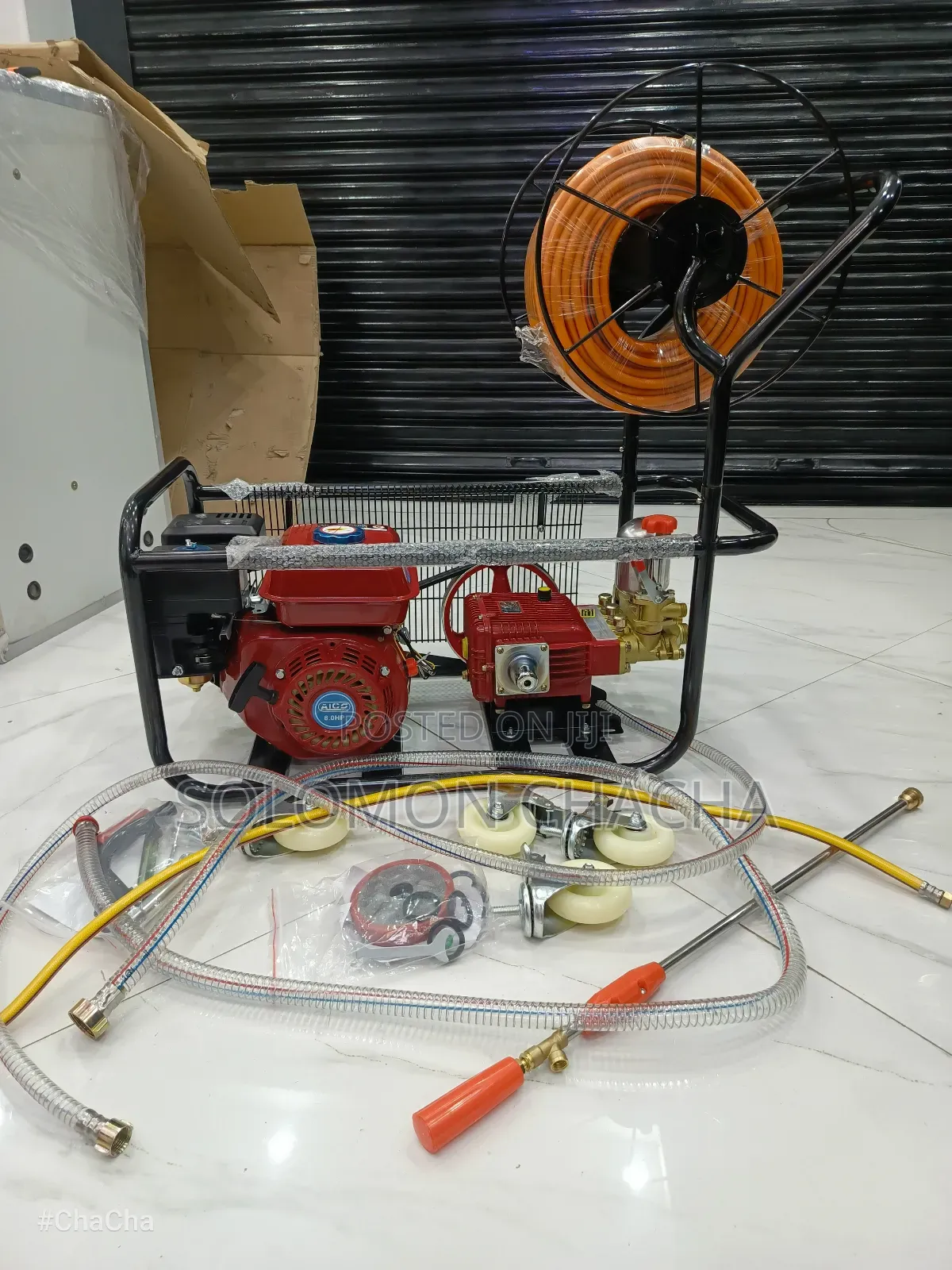 Best 8hp Aico Trolley Sprayer Powered By Gasoline Engine