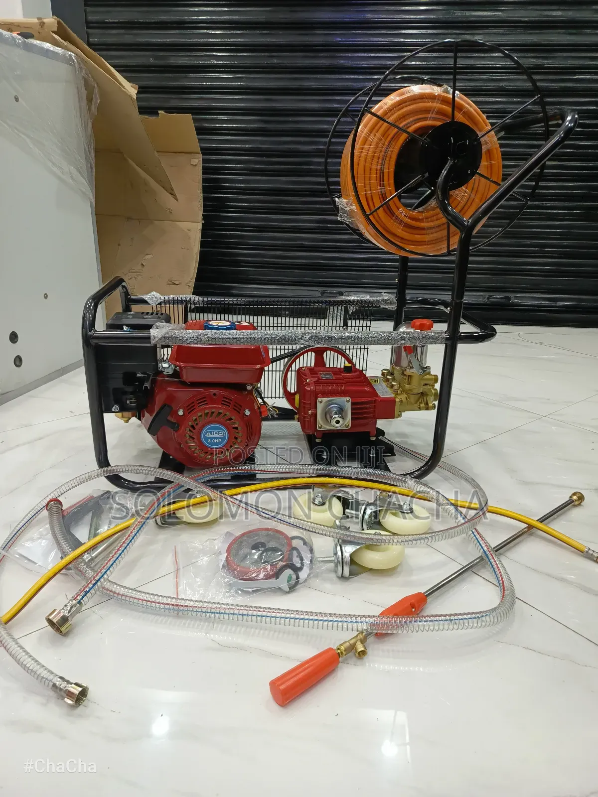 Best 8hp Aico Trolley Sprayer Powered By Gasoline Engine