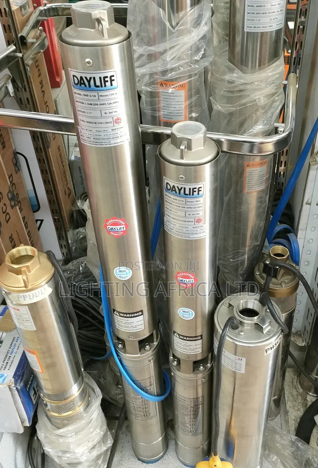 93 Meters Head 1hp Submersible Pump 220v Ac