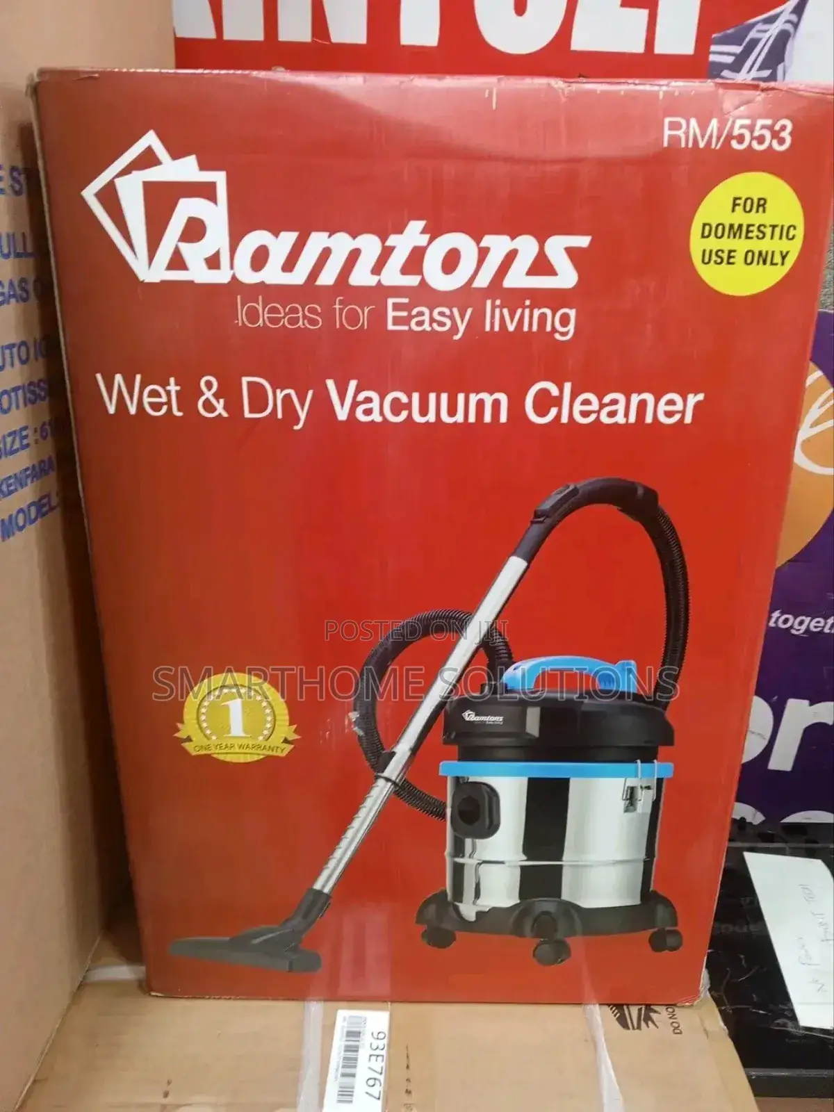 Well Performing 21l Ramtons Wet Dry Vacuum Cleaner