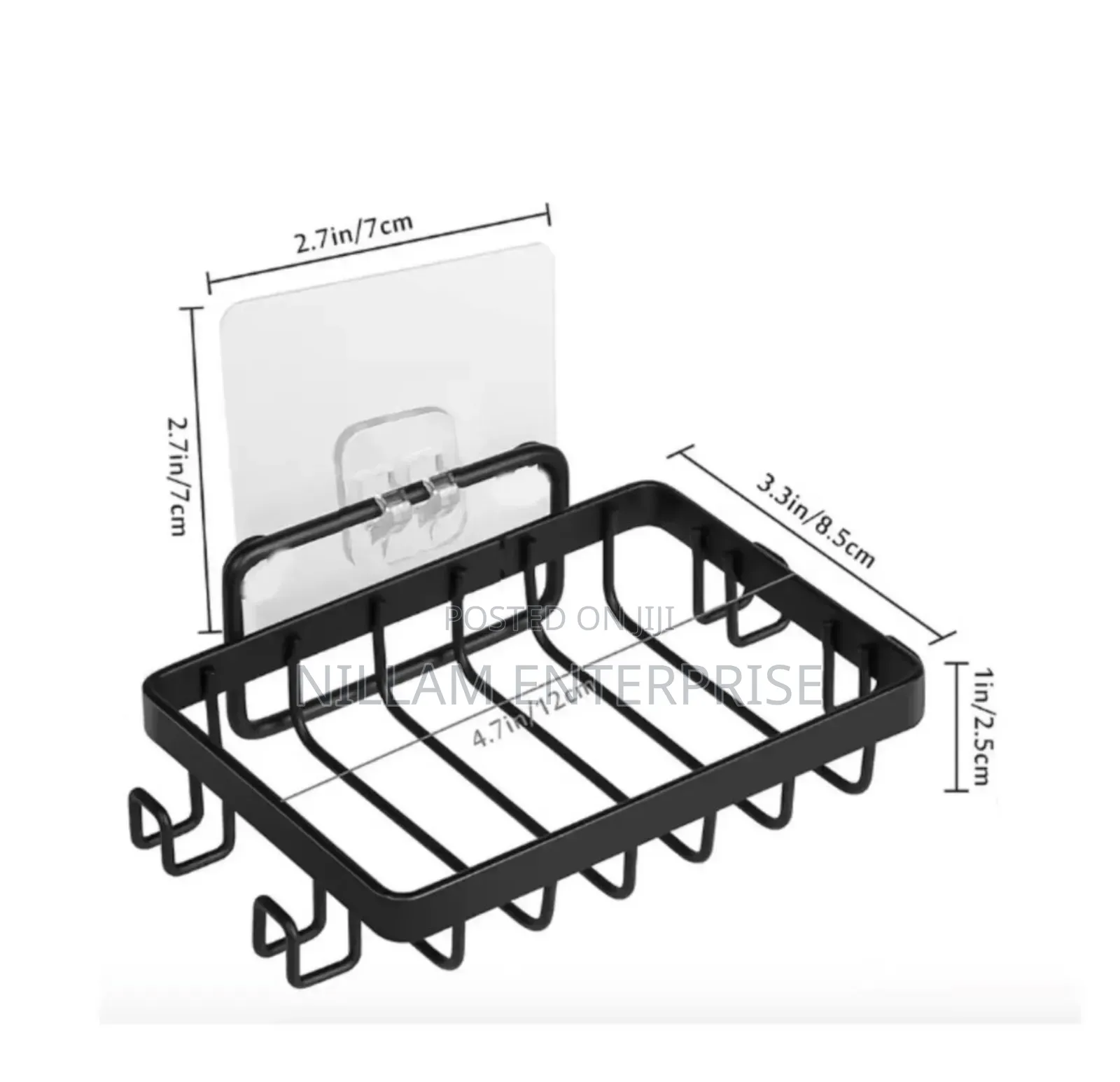 *Wall Mounted Stainless Steel Soap Dish