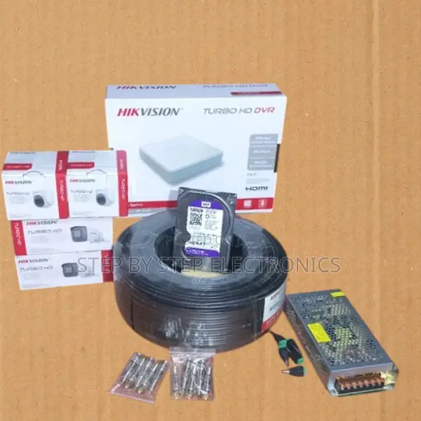 Hikvision 4 Turbo Hd Dome/ Bullets 1080p CCTV Cameras System Kit