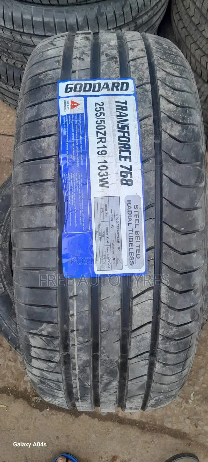 255/50r19 Goddard