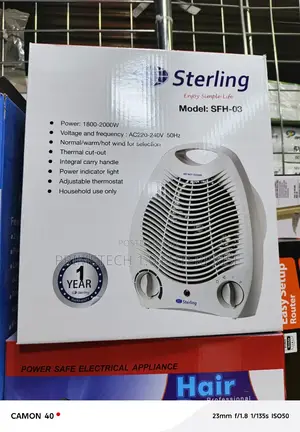 Sterling Fan Room Heater
