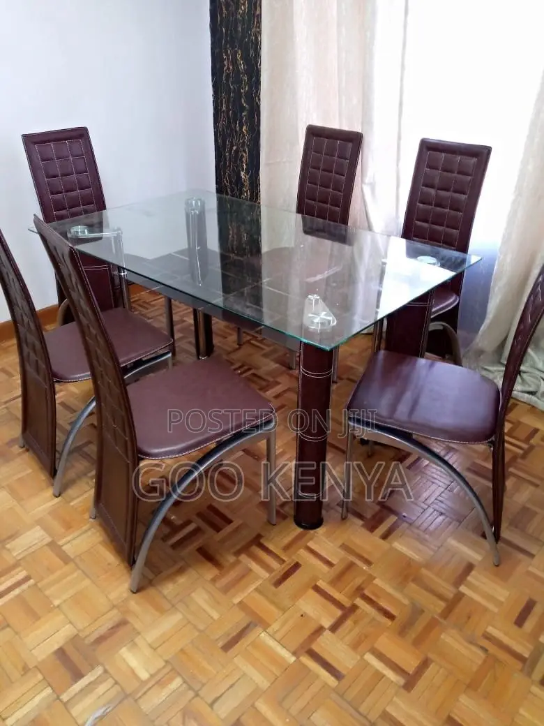 Dinning Set; 6-Seater Expandable Dining Table With Chairs