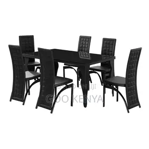 Dinning Set; 6-Seater Expandable Dining Table With Chairs