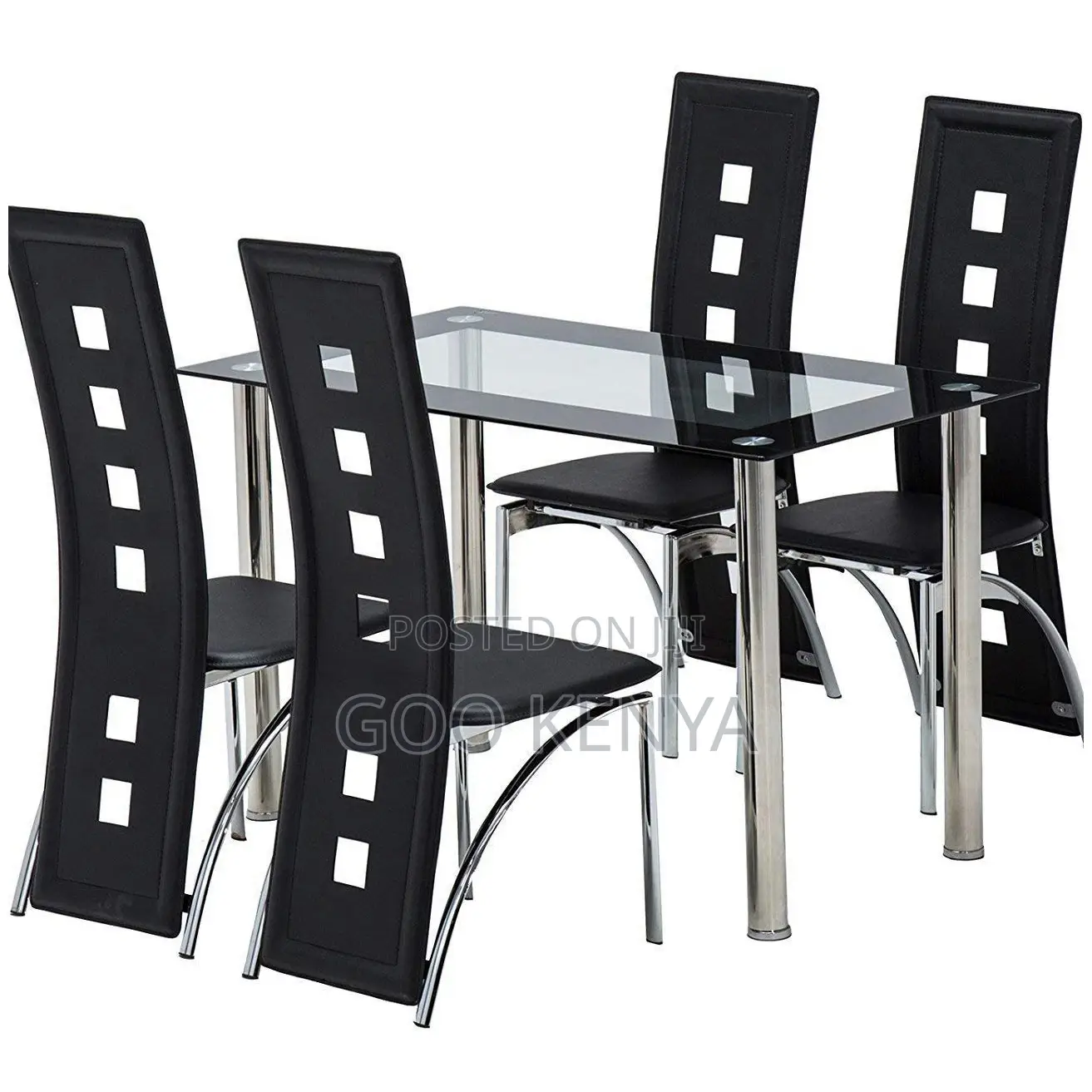 Dinning Set; 6-Seater Expandable Dining Table With Chairs