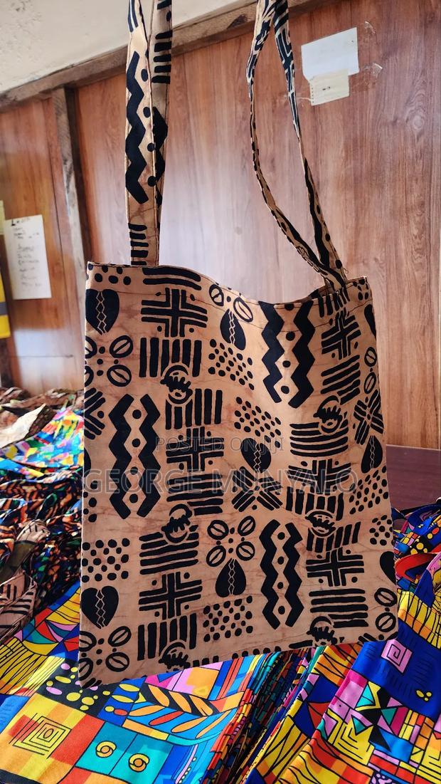 Plain Ankara Tote Bags - main view