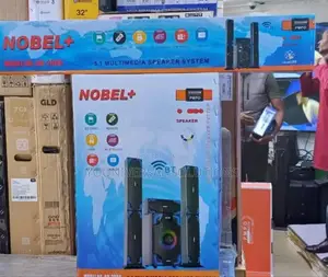 Nobel Tall Boy Speakers-Bt Hometheare-55000w Pmpo- Nb 2080