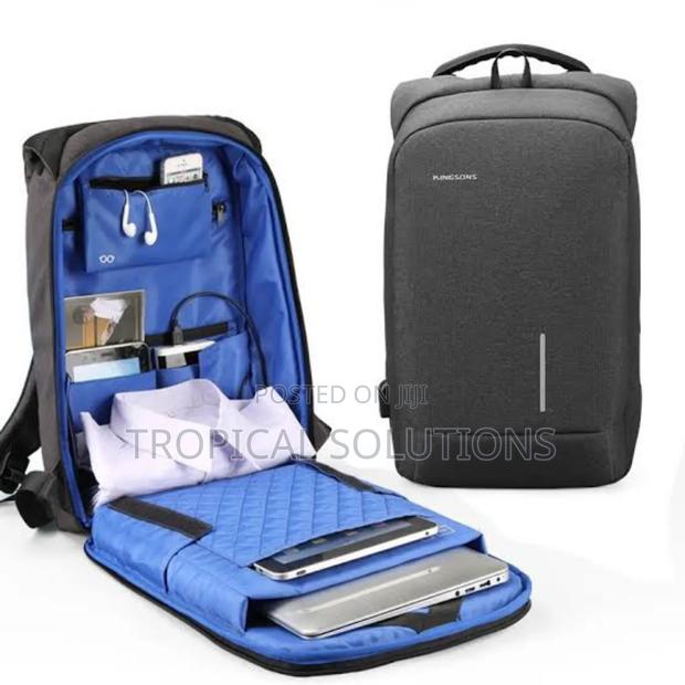 Kingsons 15.6" Anti Theft Series Laptop Backpack - thumbnail 2