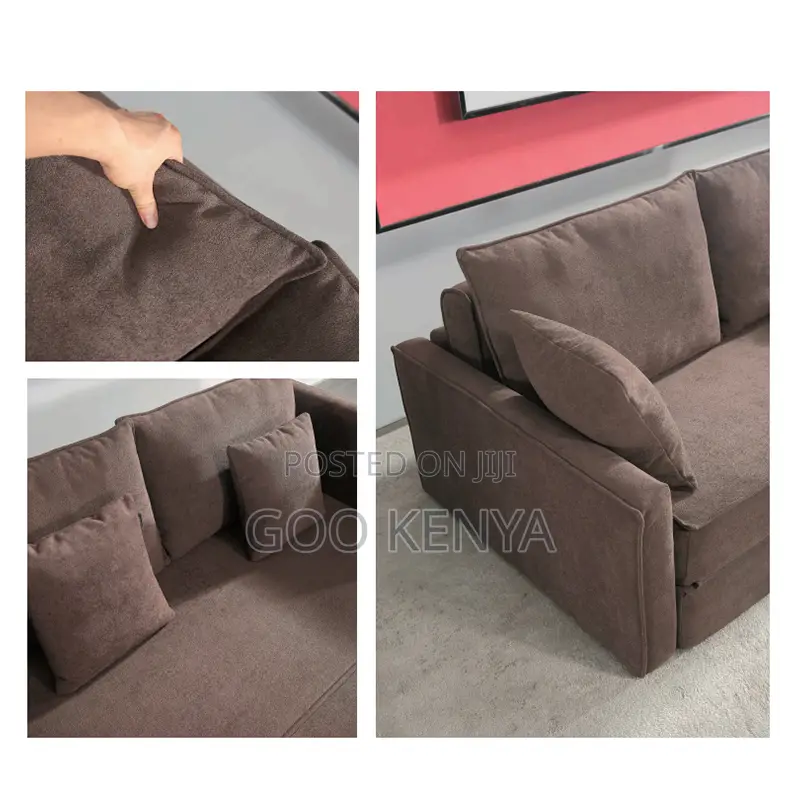 Sofa Bed; Sponge Filled Sofa Bed With Armrest
