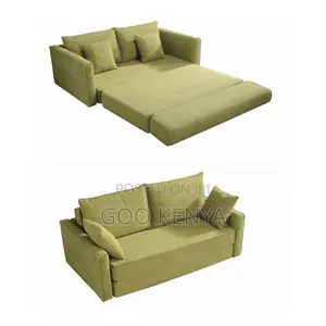Sofa Bed; Sponge Filled Sofa Bed With Armrest