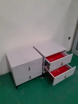 Bedside Table; Sophisticated Bedroom Wooden Drawers