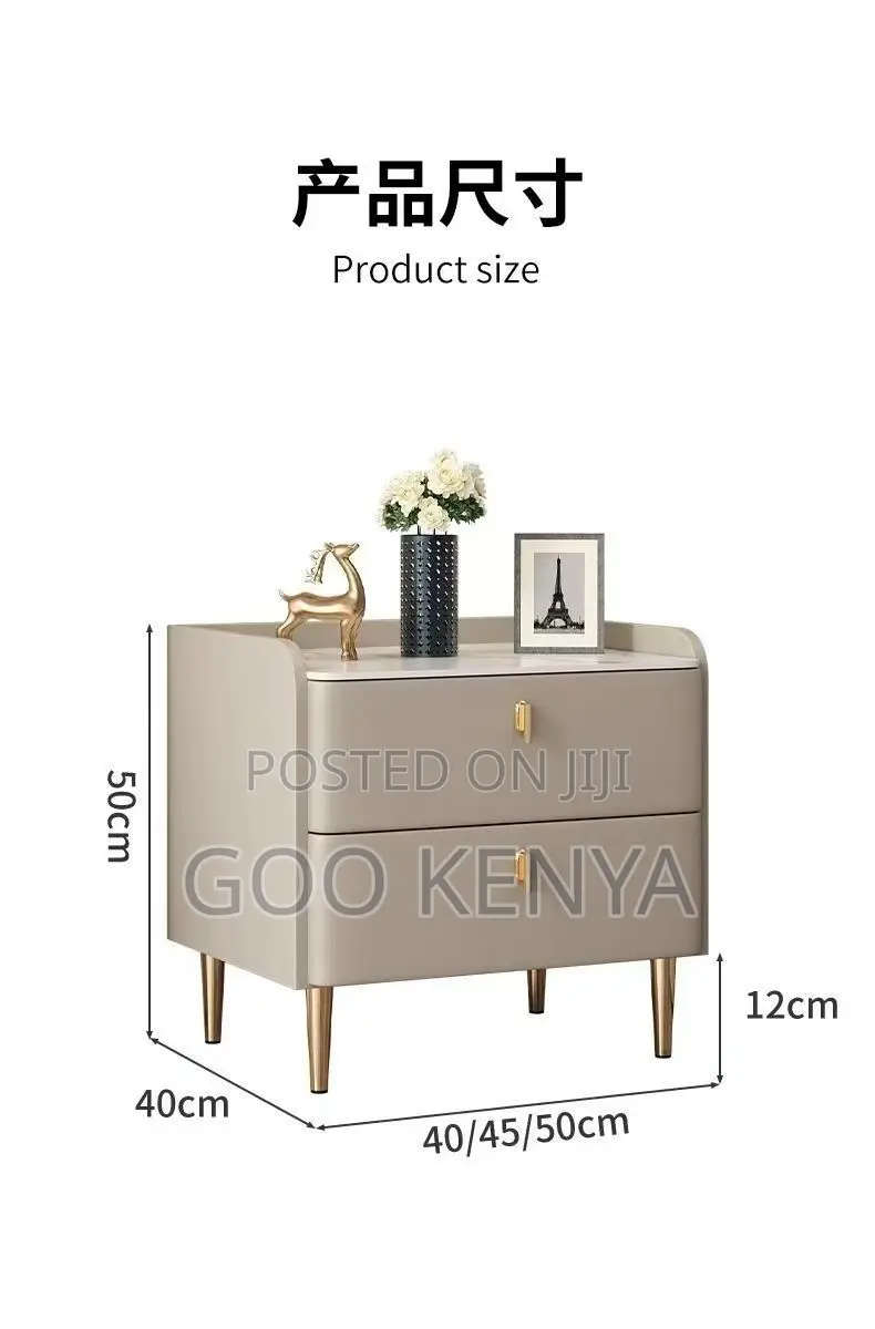 Bedside Table; Sophisticated Bedroom Wooden Drawers