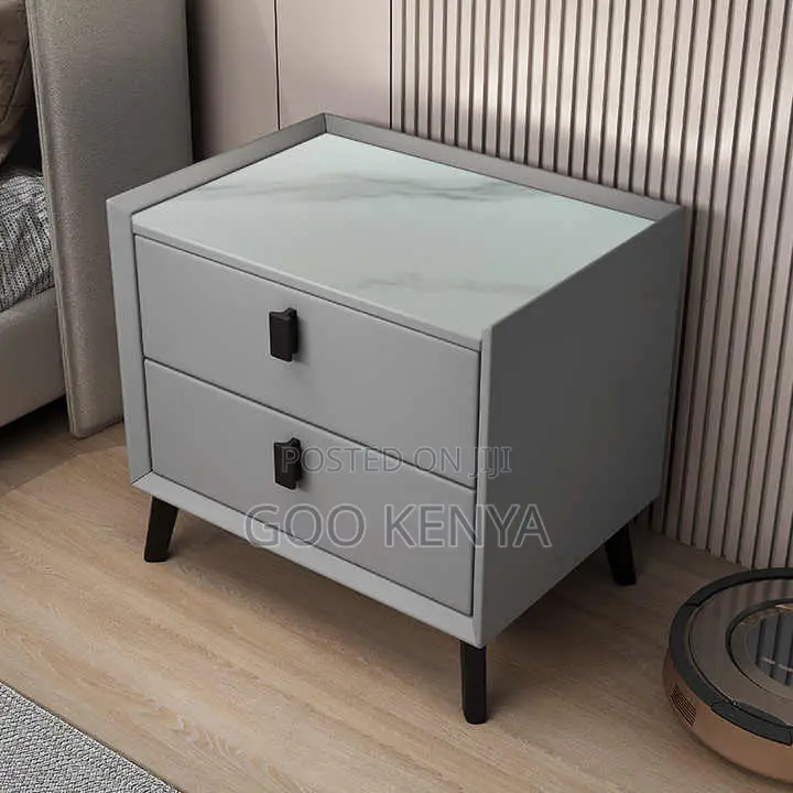 Bedside Table; Sophisticated Bedroom Wooden Drawers