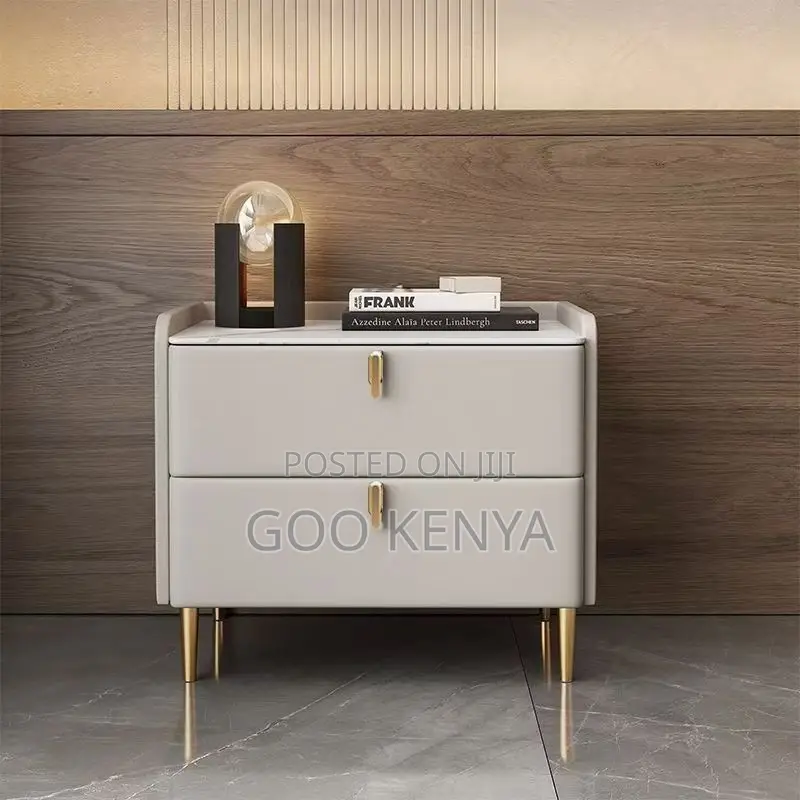 Bedside Table; Sophisticated Bedroom Wooden Drawers
