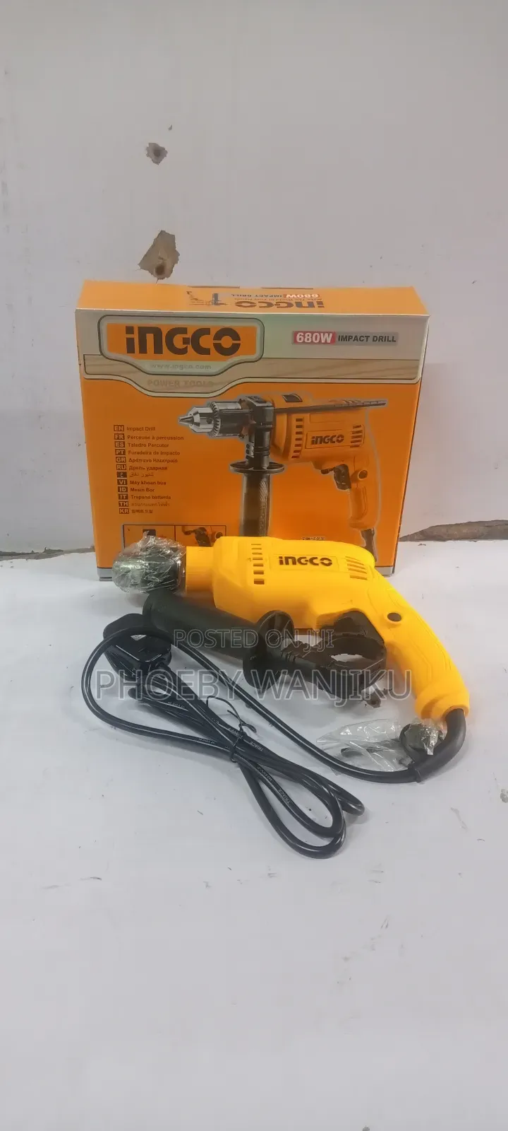 Reliable 680w Impact Drill Ingco