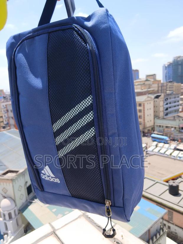 Navy Blue Adidas Boots Bag - main view