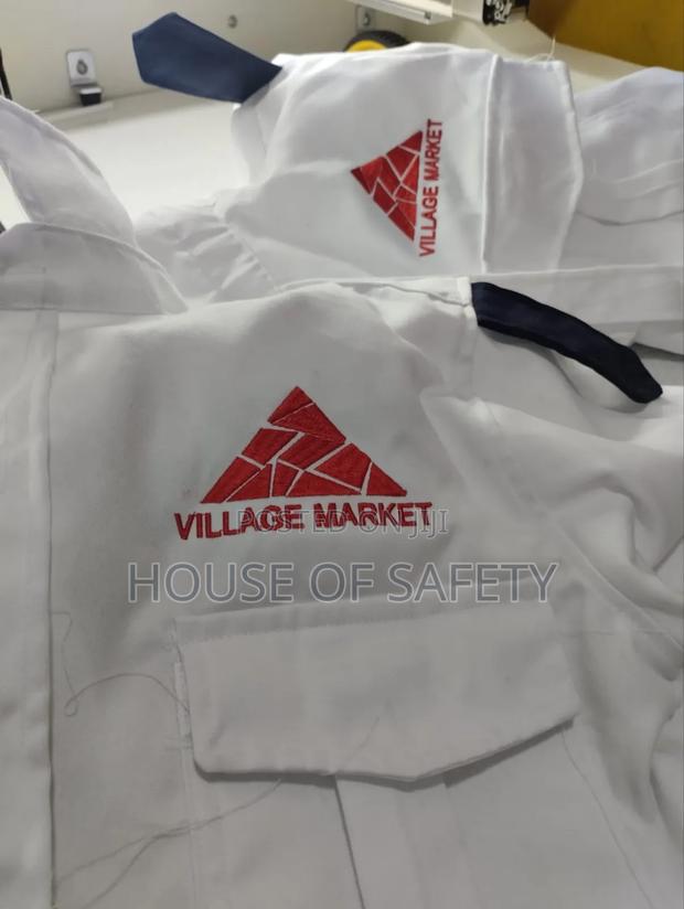 Security Guard White Plus Black Uniforms - main view