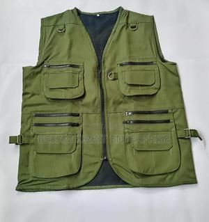 Jungle Green Custom Safari Half Jacket - main view
