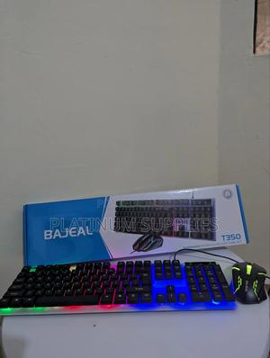 Wired Gaming Keyboard and Mouse Membrane Keyboard Led RGB Lights - main view