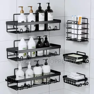 6-Pc Shower Caddy - Spacious Bathroom Shower Organizers With Detached
