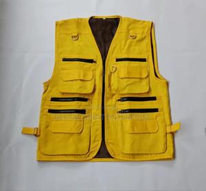 Cotton Twill Unisex Half Safari Jacket - main view