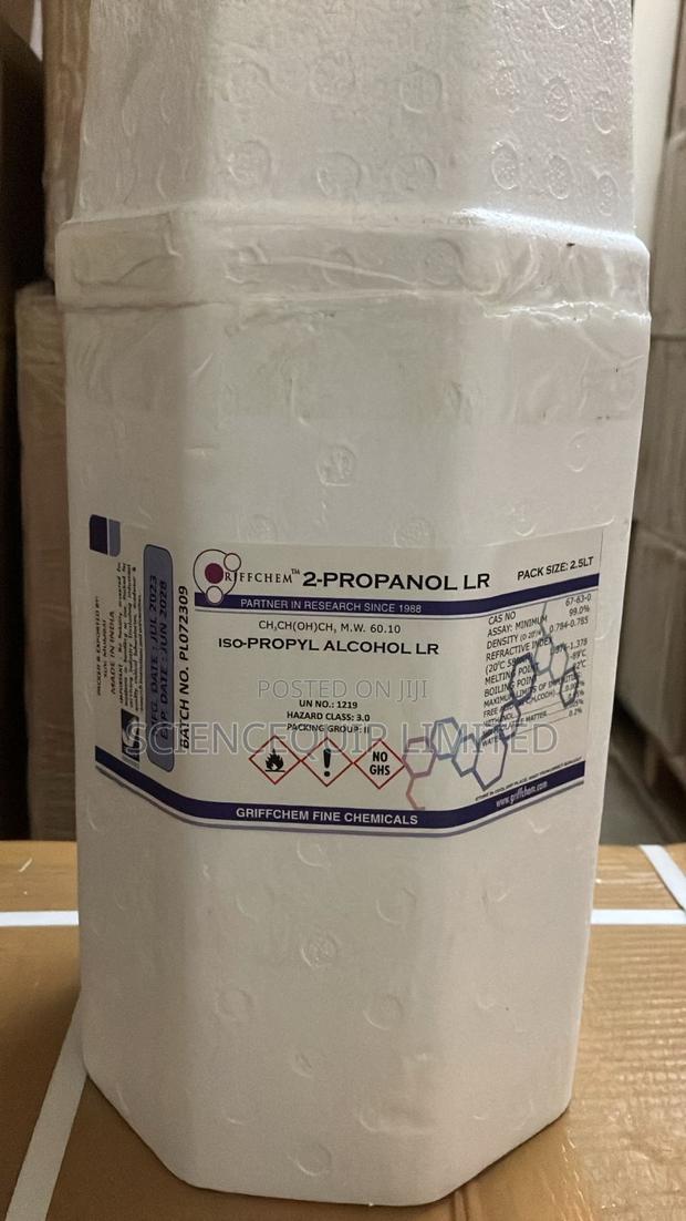 Propanol - 2 2.5lt Lr (Isopro-Propyl Alcohol) Lr Griffchem
