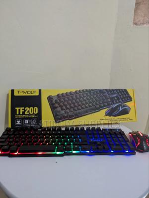 Tf200 Gaming Keyboard and Mouse Set Membrane Gaming Keyboard Silent - main view