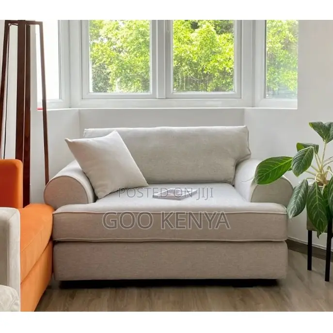 Single Seater Sofa; Modern Fabric Accent Chairs With Massage Function