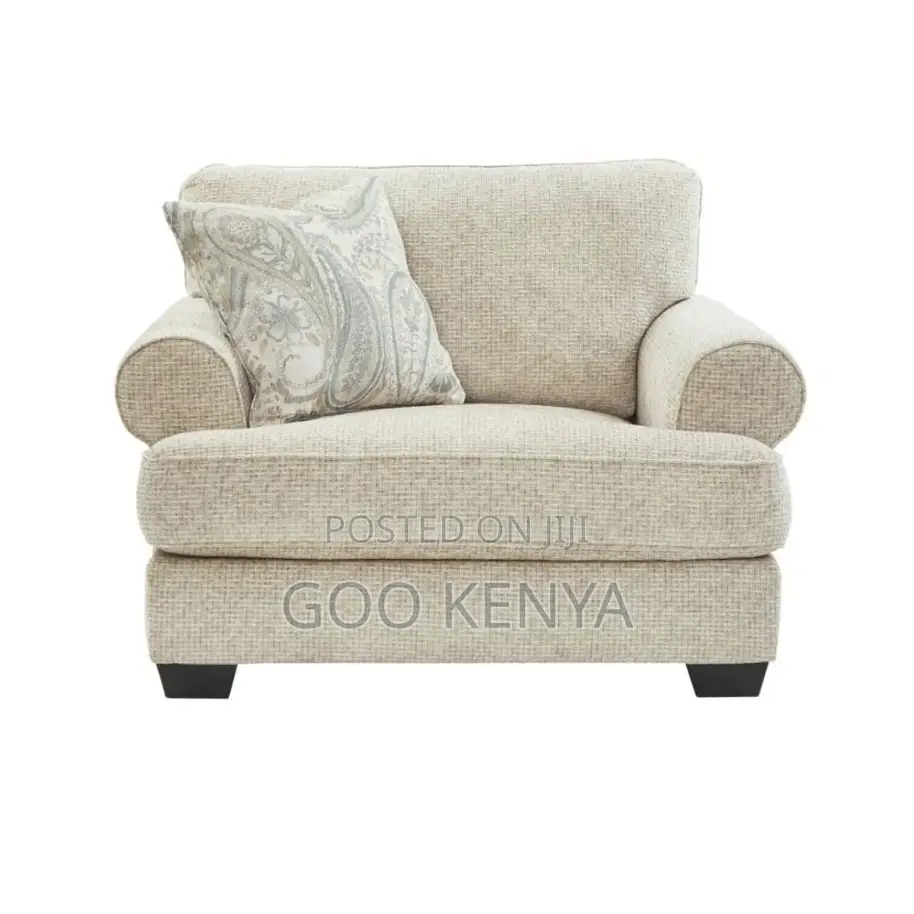 Single Seater Sofa; Modern Fabric Accent Chairs With Massage Function