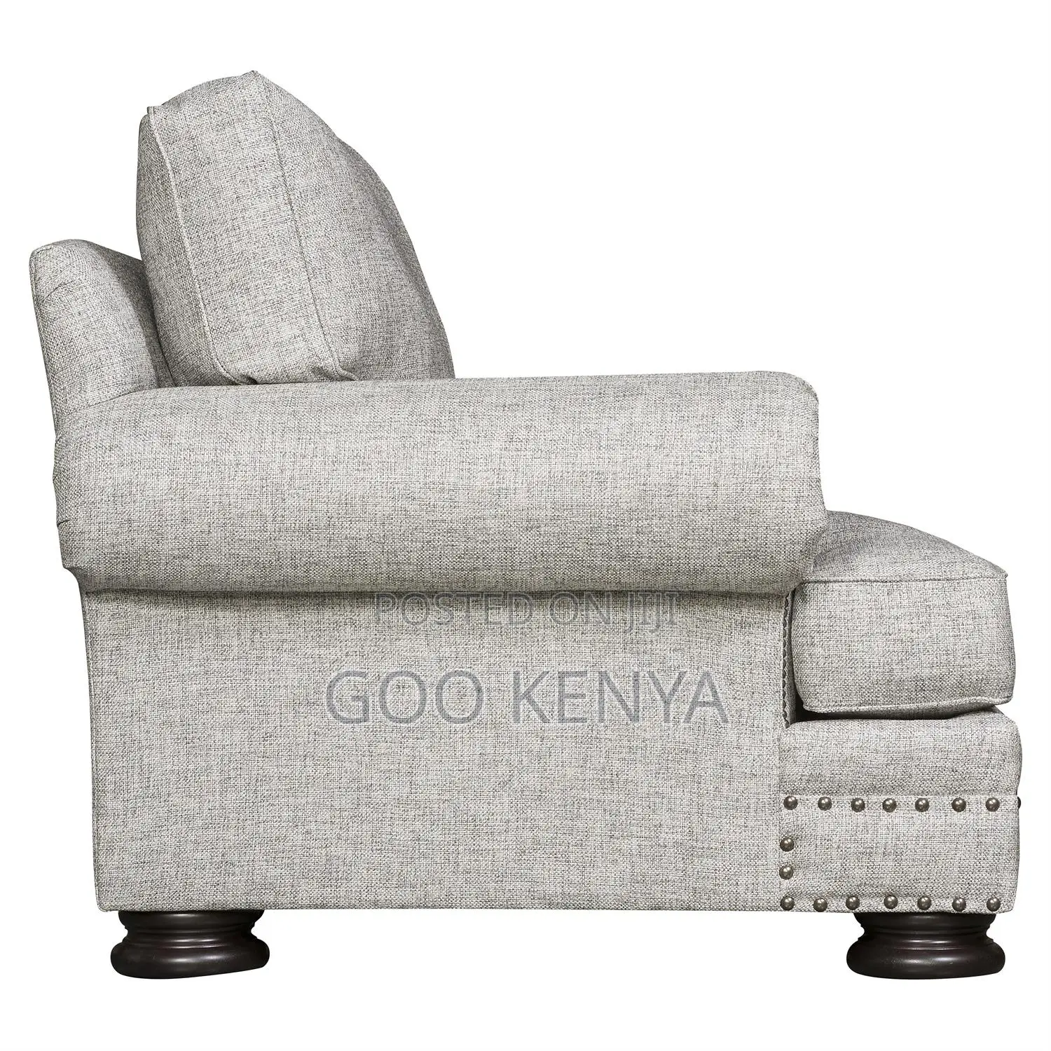 Single Seater Sofa; Modern Fabric Accent Chairs With Massage Function