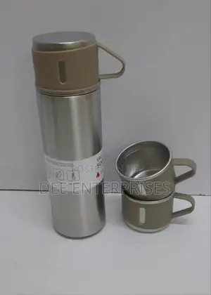 500ml Thermo Flask With 2 Extra Cups