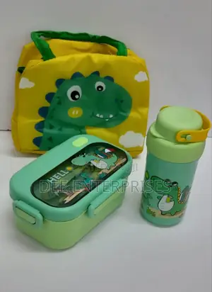 Decorative Kids Set With Insulated Lunch Bag