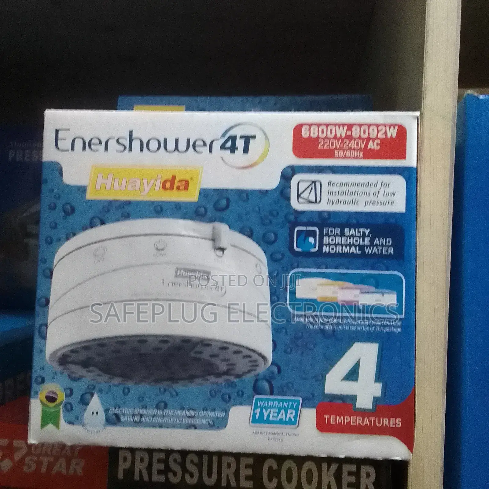 Enershower 4t Shower Head Salty Water