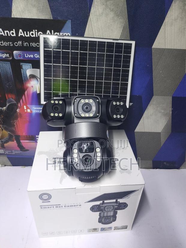 3 Lens 4g Solar PTZ CCTV Surveillance Camera 3 in 1 - main view