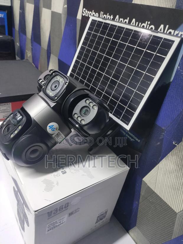 Tripple Lens 4g CCTV Surveillance Cameras Outdoor