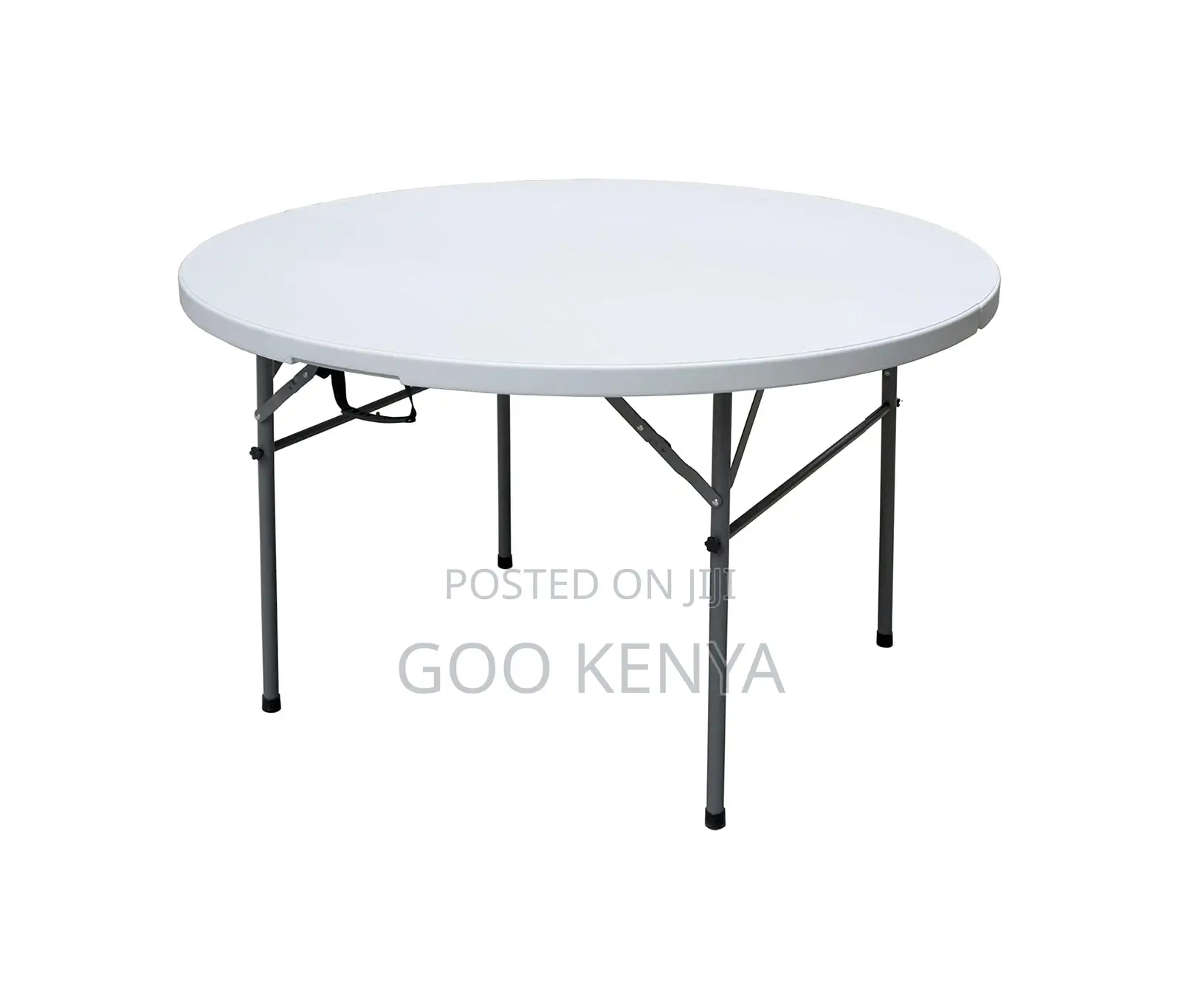Foldable Table; Round Folding Plastic Banquet Table
